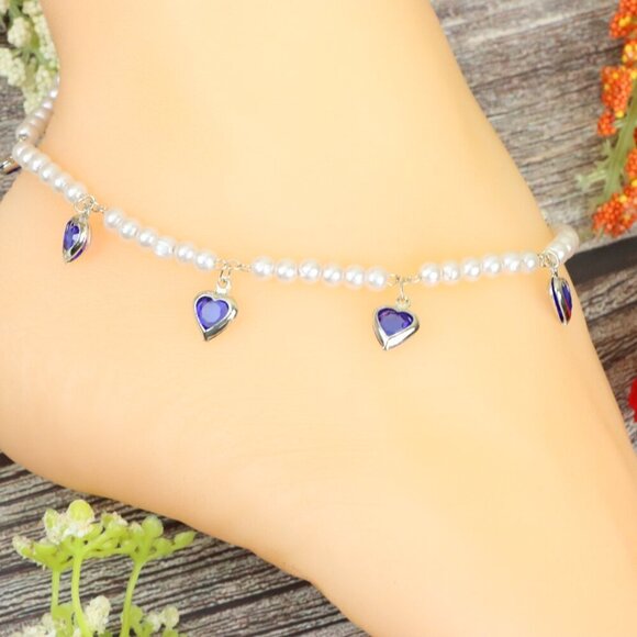 "Elegant Handmade Anklet – Delicate Jewelry for Women, MAR091409 - Picture 4 of 10